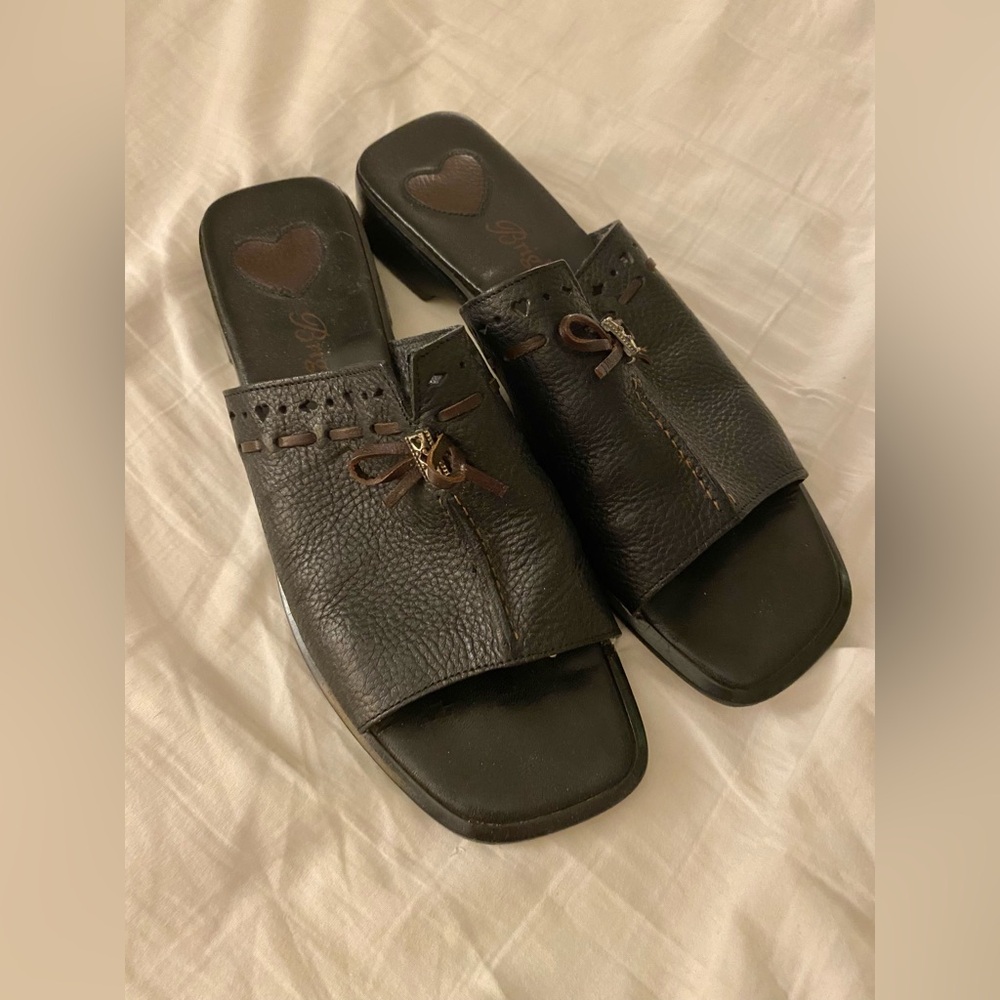 Brighton Leather Heeled Sandal | size 8.5